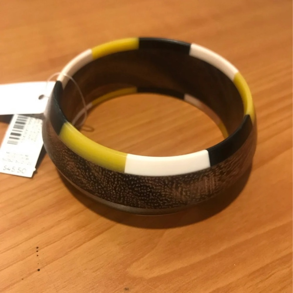 Chico's WOOD CUFF BRACELET